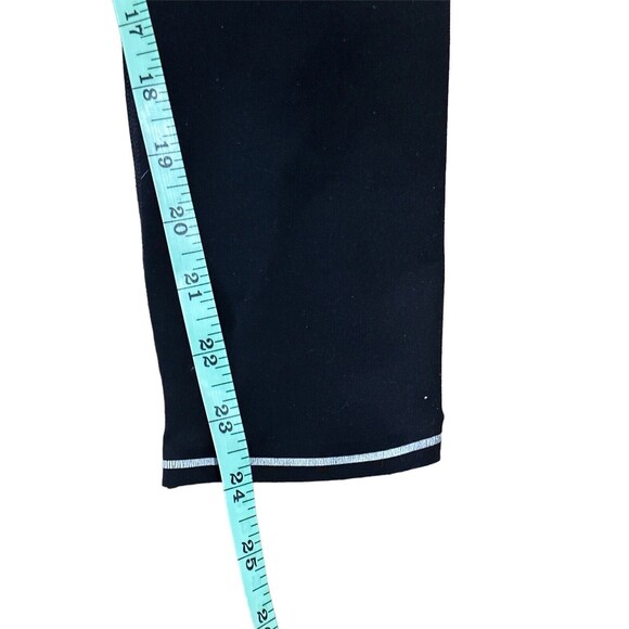 ATHLETA Black Cropped Ankle Tight Performance Leggings Reflective Size Small - Picture 3 of 6